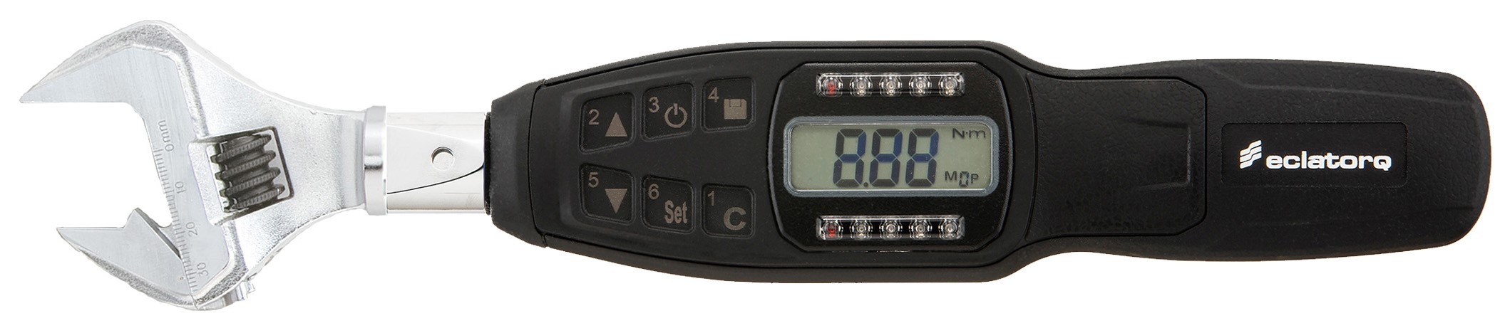 Oil & Water resistance interchangeable head digital torque wrench